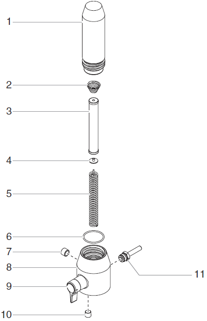 840ix Filter Assembly Parts (P/N 800-900)